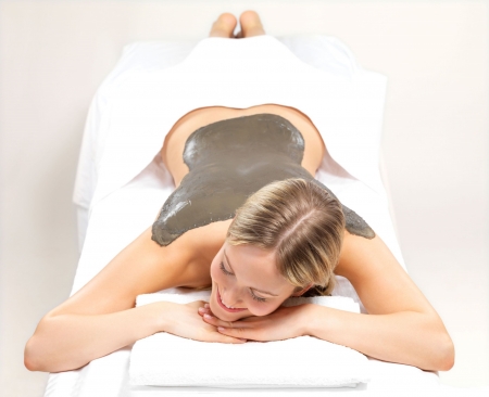 Wellness-Schlammpackung
