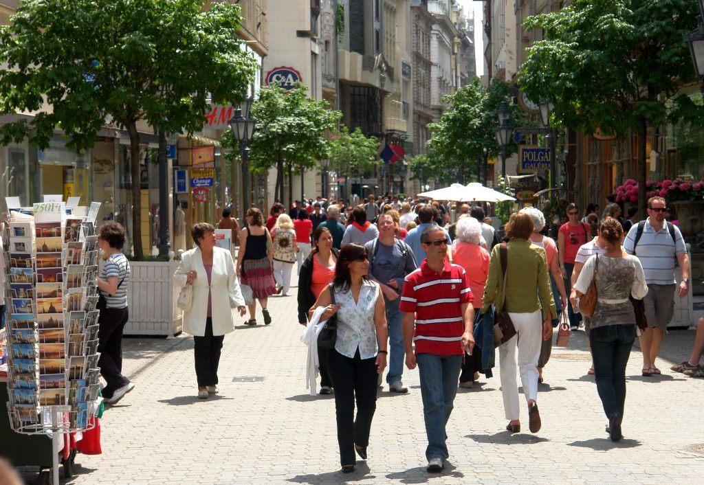 Vaci Street: The main tourist street of Budapest