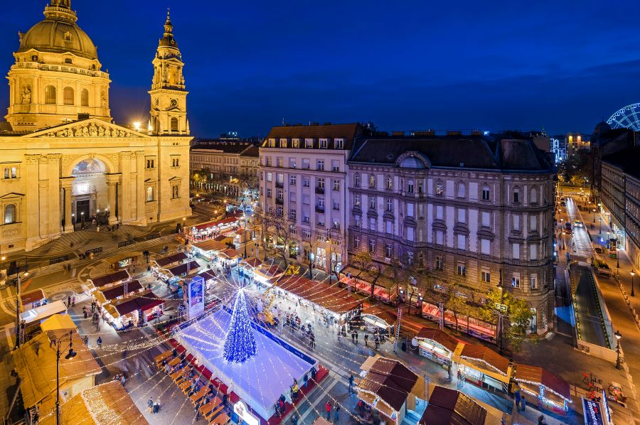 St Stephen's Basilica christmas 
