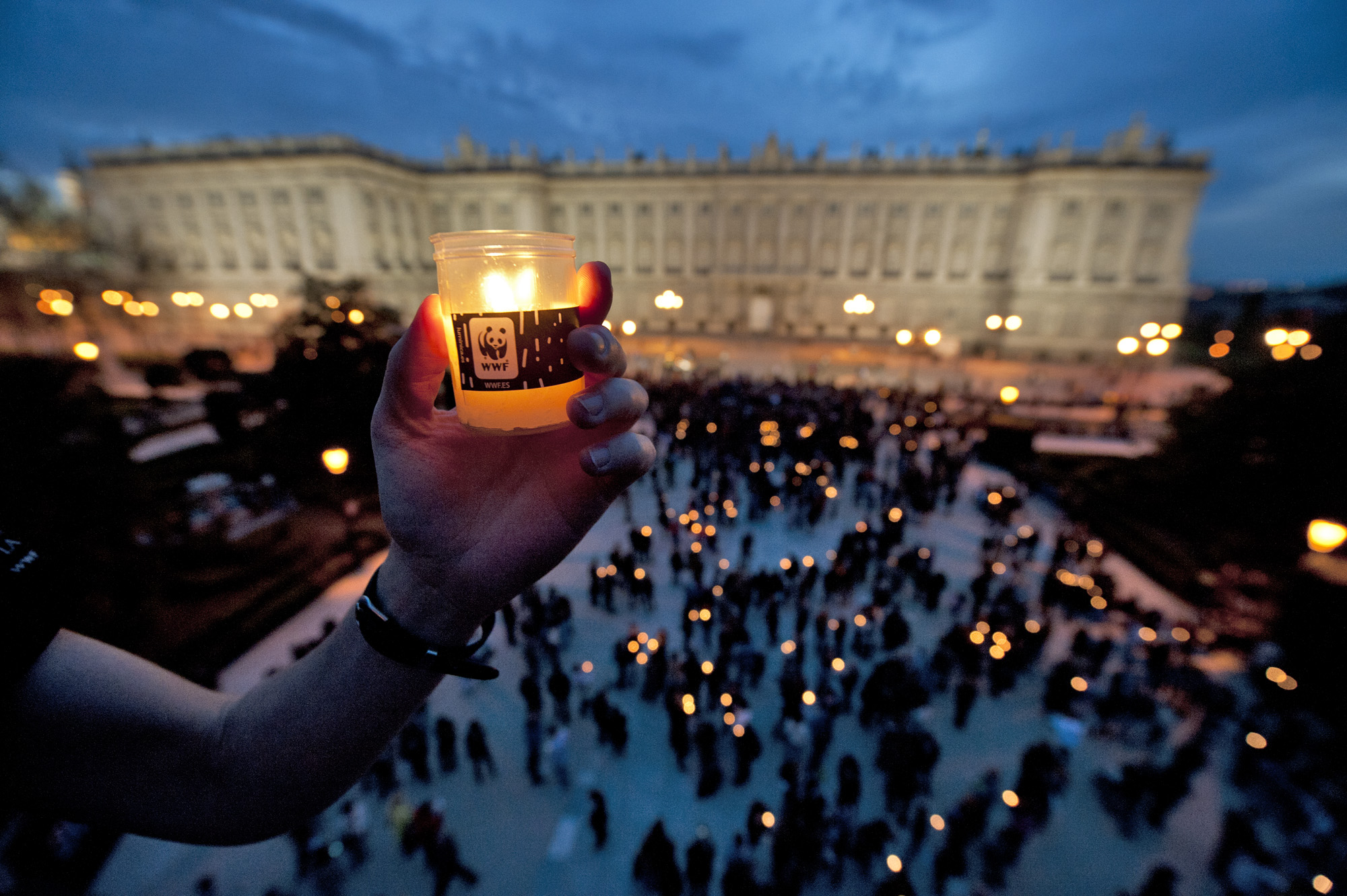 Earth Hour 2012 Madridban