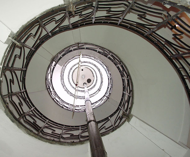 A műemlék Víztorony lépcsőháza