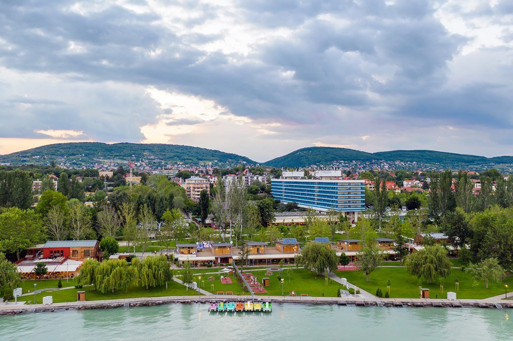 Balatonfüred, Hotel Annabella, madártávlatból