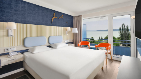 Premium room with a view of the Balaton