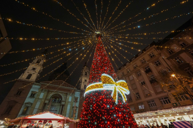 Adventi Karácsonyi vásár a Bazilikánál.
